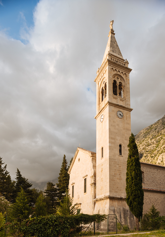 Exterior of Church, Dobrota, Bay of Kotor, Montenegro