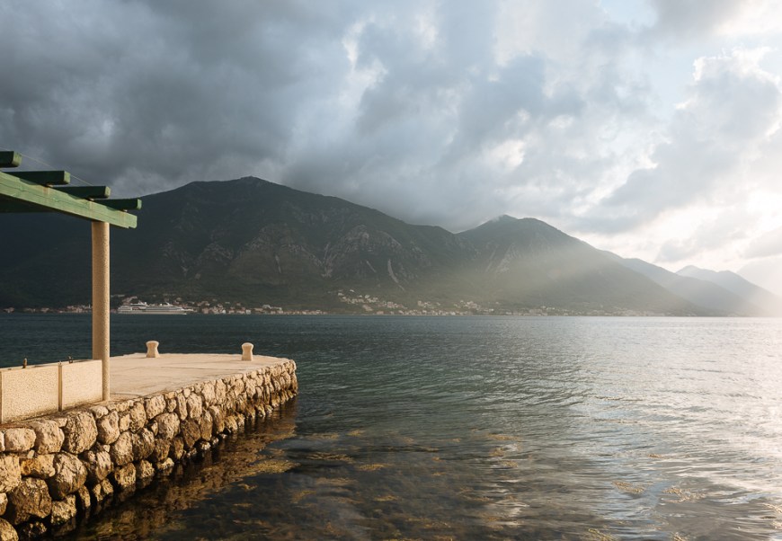 View from Dobrota, Bay of Kotor, Montenegro