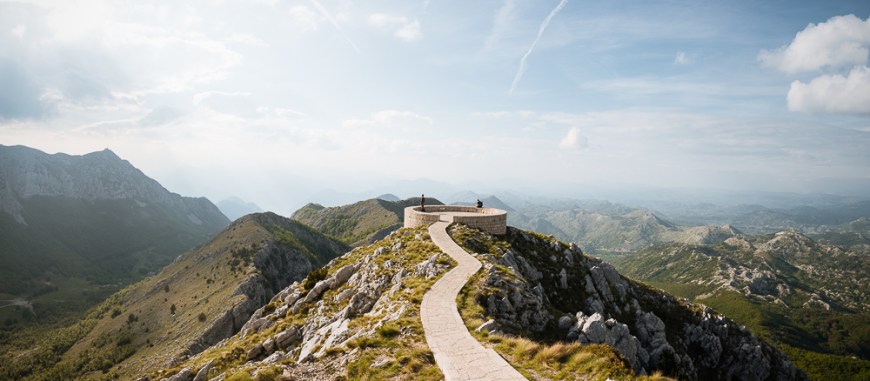 View from Njegoš Mausoleum, Lovćen National Park, Montenegro