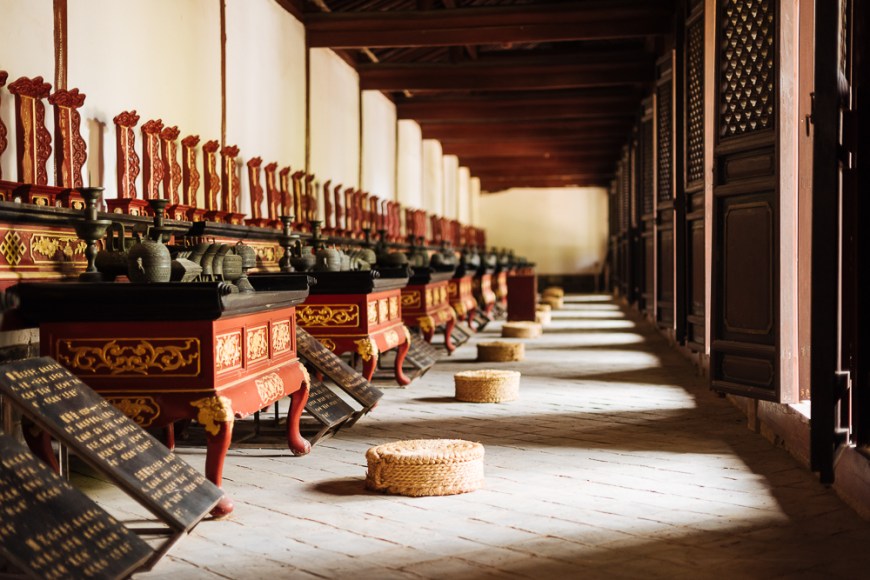 Dongwu Hall, Confucian Temple, Jianshui, Yunnan Province, China