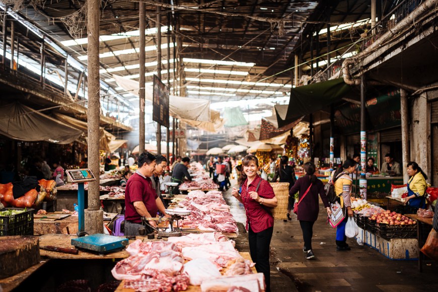 Xinjie Local Market, Yuanyang, Yunnan Province, China
