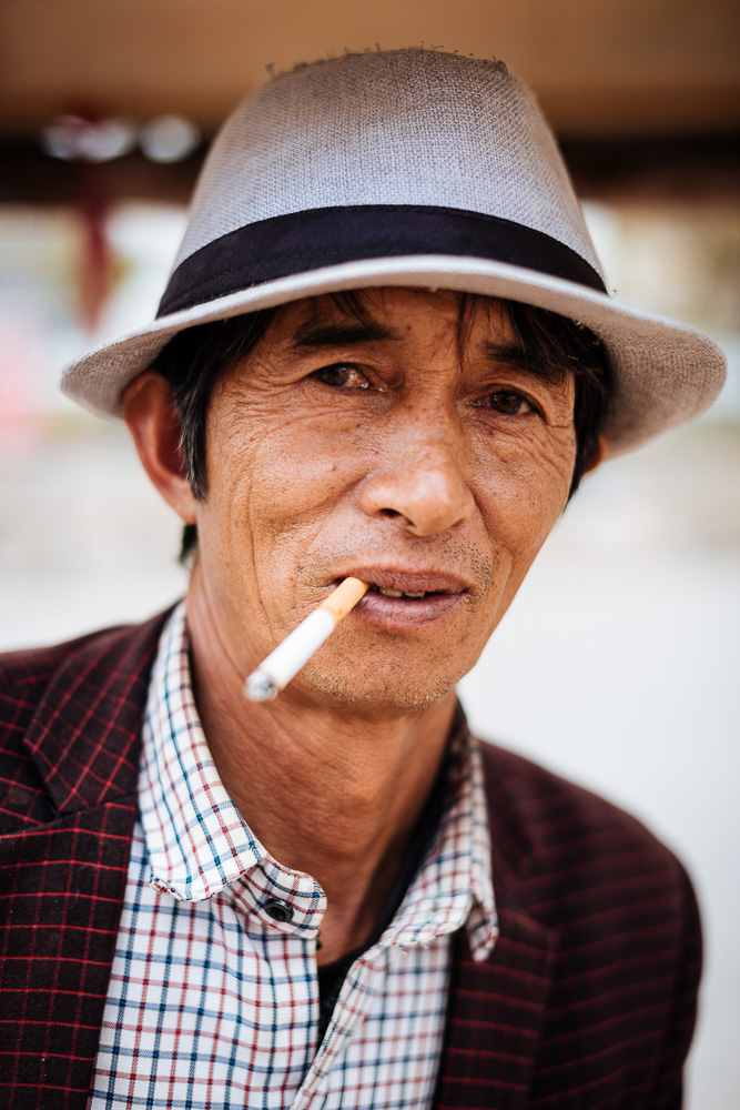 Portrait of Youzhan Zhang, Dali, Yunnan Province, China