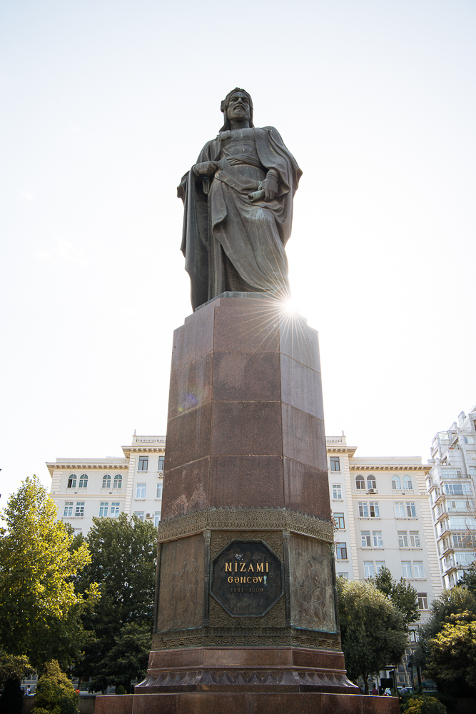 Nizami Monument, Baku, Azerbaijan