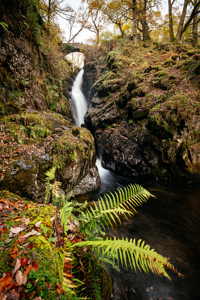 Aira Force Waterfall, Lake District, Cumbria, England, United Kingdom