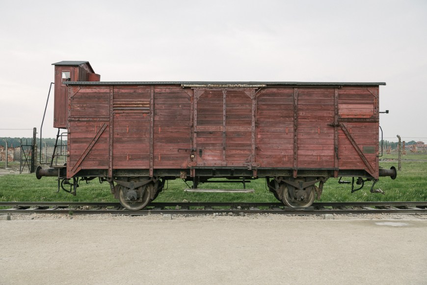 Train Carriage, Birkenau concentration camp, Auschwitz, Poland, Europe