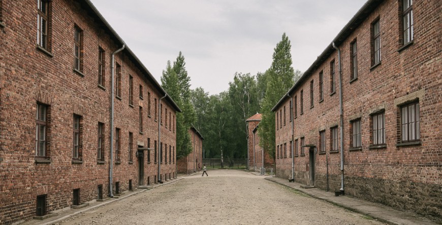 Exterior of Barracks, Auschwitz, Poland, Europe