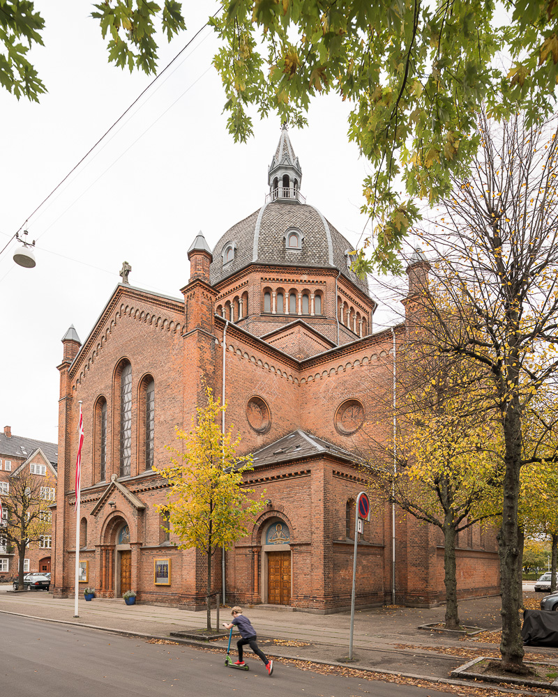Exterior of Saint Markus Church, Copenhagen, Denmark