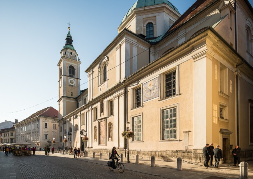 St Nikolaus Church, Old Town, Ljubljana, Slovenia