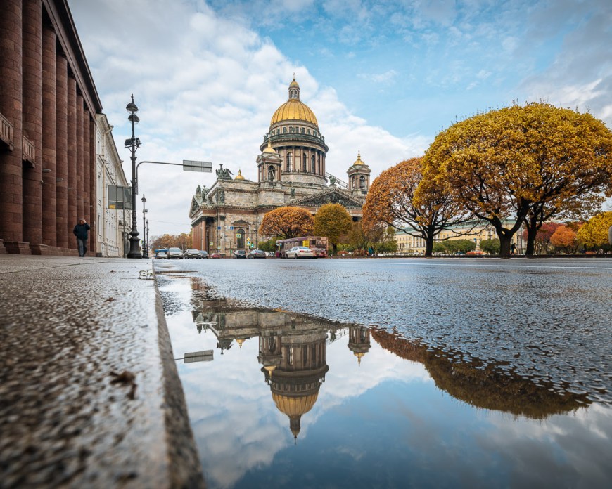 Exterior of Saint Isaac's Cathedral, Saint Petersburg, Leningrad Oblast, Russia