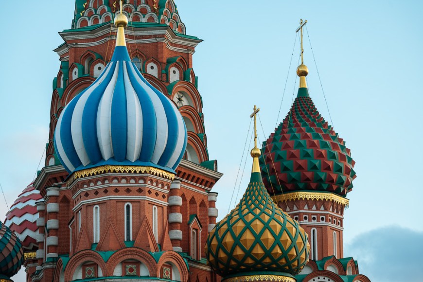 Exterior of St Basil's Cathedral, Red Square, Moscow, Moscow Oblast, Russia