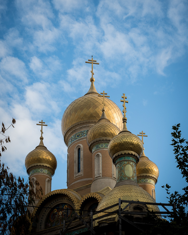 Orthodox Church Steeples, Bucharest, Romania